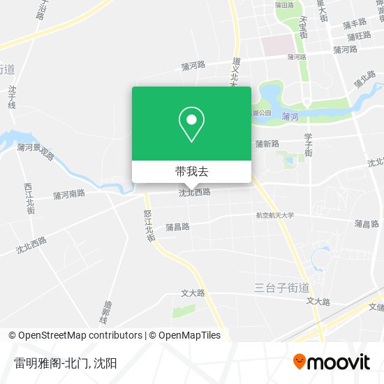 雷明雅阁-北门地图