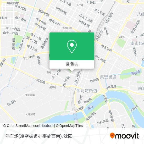 停车场(凌空街道办事处西南)地图