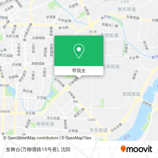 发舞台(万柳塘路15号巷)地图