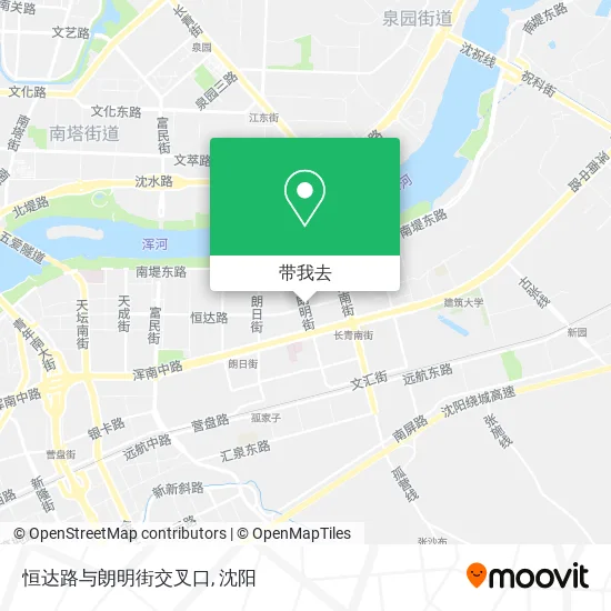 恒达路与朗明街交叉口地图