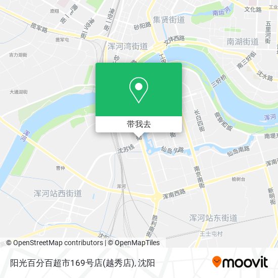 阳光百分百超市169号店(越秀店)地图