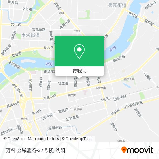 万科·金域蓝湾-37号楼地图