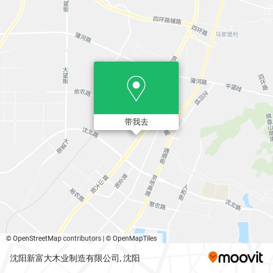 沈阳新富大木业制造有限公司地图