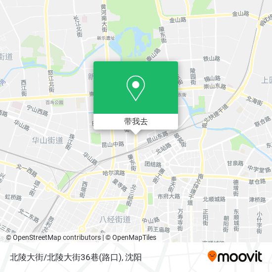 北陵大街/北陵大街36巷(路口)地图
