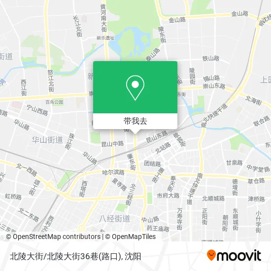 北陵大街/北陵大街36巷(路口)地图