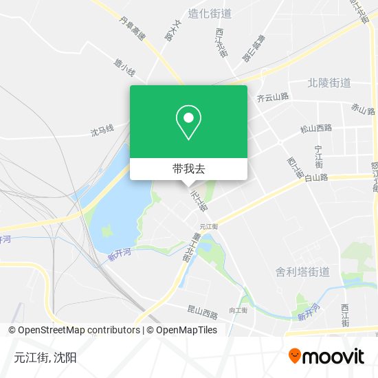 元江街地图