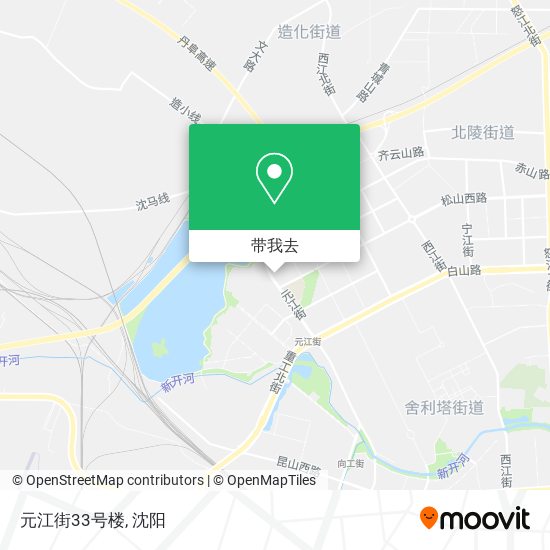 元江街33号楼地图