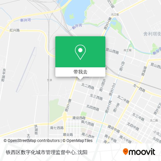 铁西区数字化城市管理监督中心地图