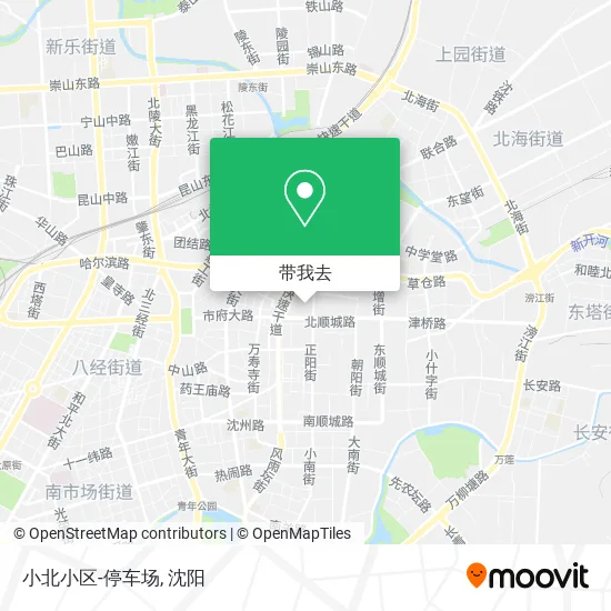 小北小区-停车场地图