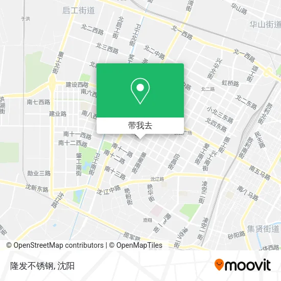 隆发不锈钢地图