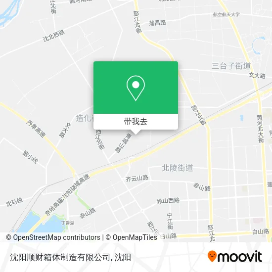 沈阳顺财箱体制造有限公司地图