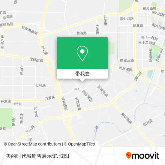 美的时代城销售展示馆地图