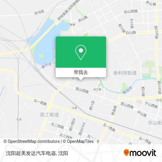 沈阳超美发达汽车电器地图