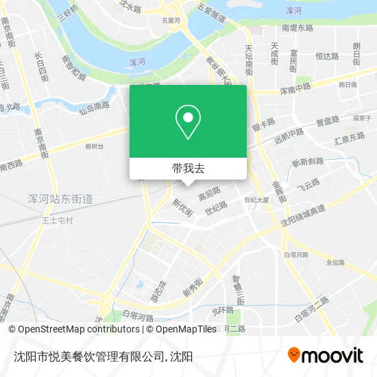 沈阳市悦美餐饮管理有限公司地图