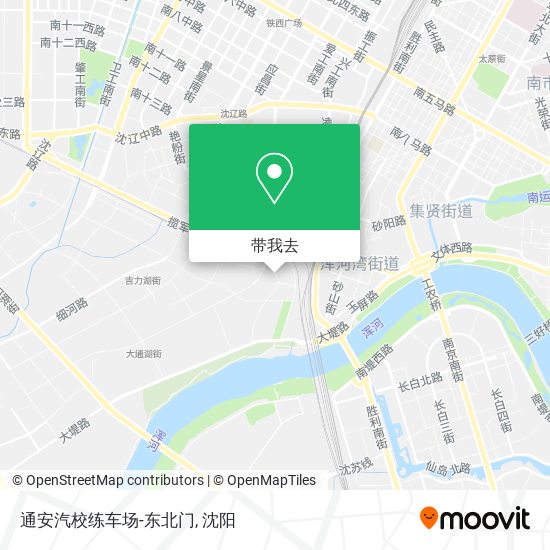 通安汽校练车场-东北门地图