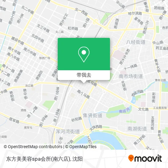 东方美美容spa会所(南六店)地图