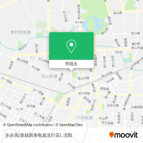 步步高(皇姑国美电器北行店)地图