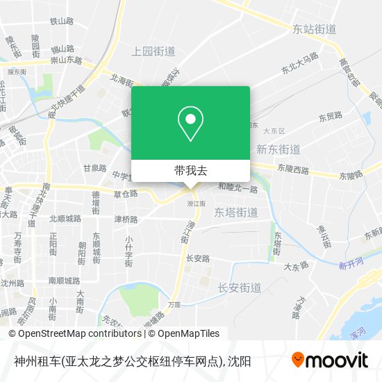 神州租车(亚太龙之梦公交枢纽停车网点)地图