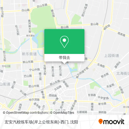 宏安汽校练车场(岸上公馆东南)-西门地图