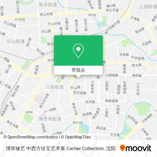 博萃臻艺 中西方珍宝艺术展 Cartier Collection地图