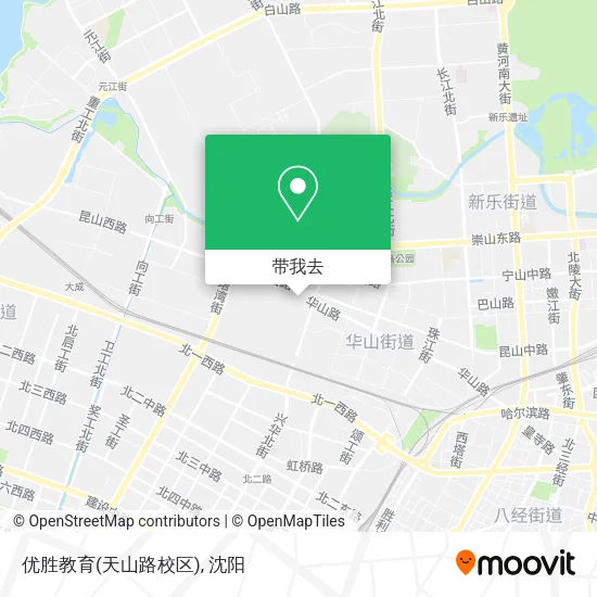 优胜教育(天山路校区)地图
