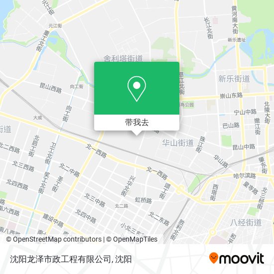 沈阳龙泽市政工程有限公司地图