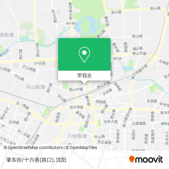 肇东街/十六巷(路口)地图