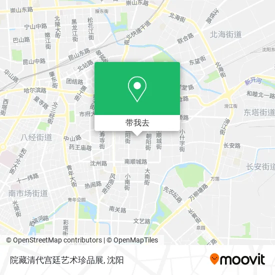 院藏清代宫廷艺术珍品展地图