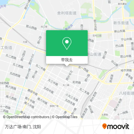万达广场-南门地图