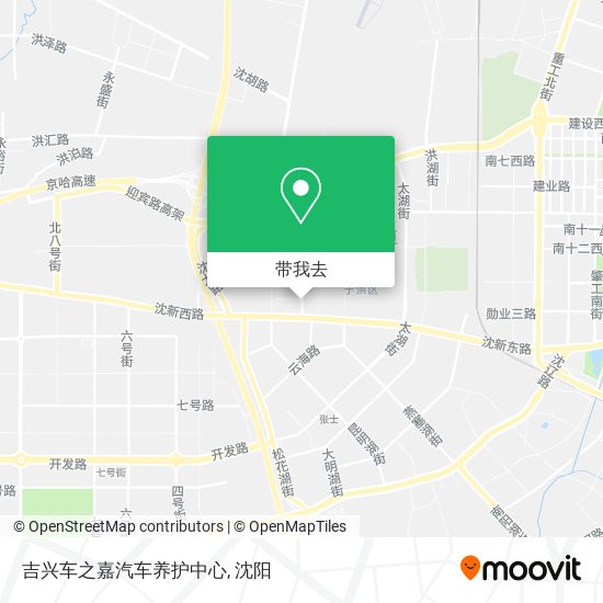 吉兴车之嘉汽车养护中心地图
