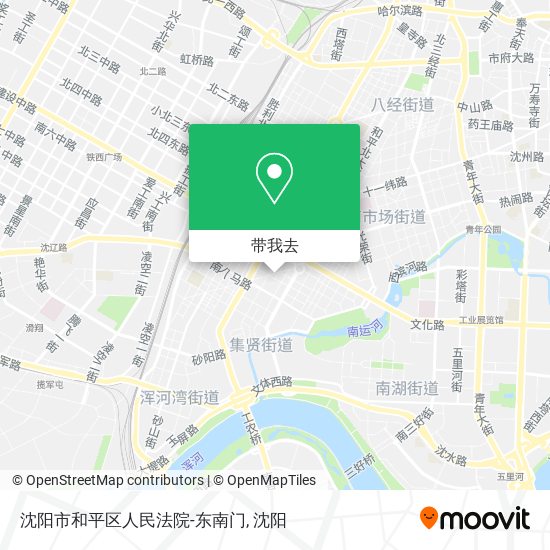 沈阳市和平区人民法院-东南门地图