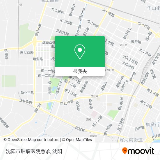 沈阳市肿瘤医院急诊地图