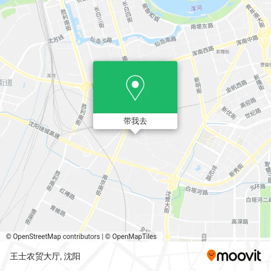王士农贸大厅地图
