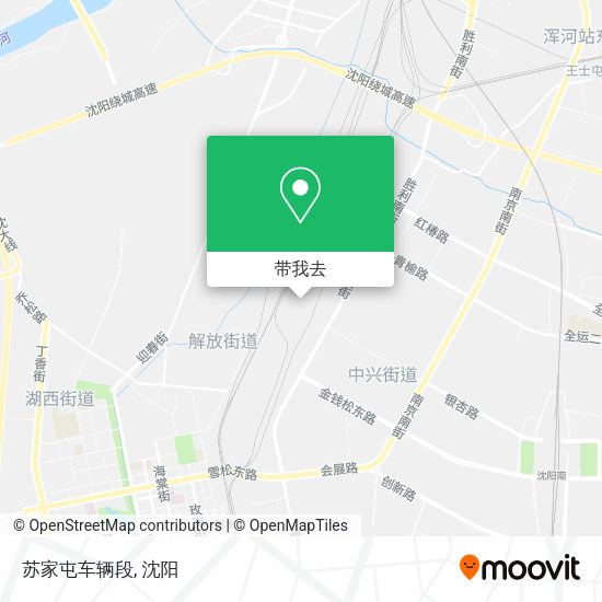 苏家屯车辆段地图