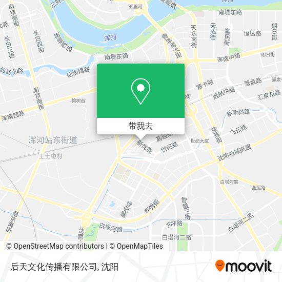 后天文化传播有限公司地图
