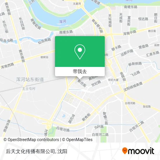 后天文化传播有限公司地图