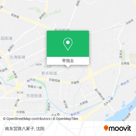 南东贸路八家子地图