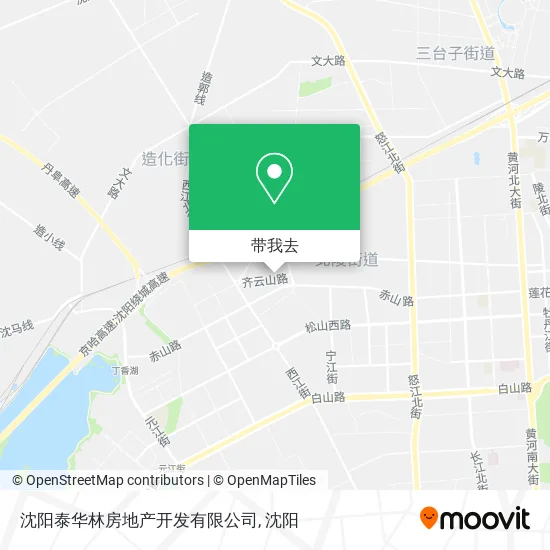 沈阳泰华林房地产开发有限公司地图
