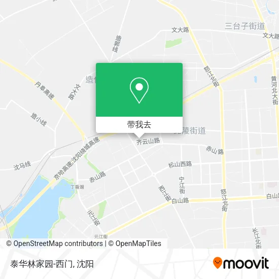 泰华林家园-西门地图