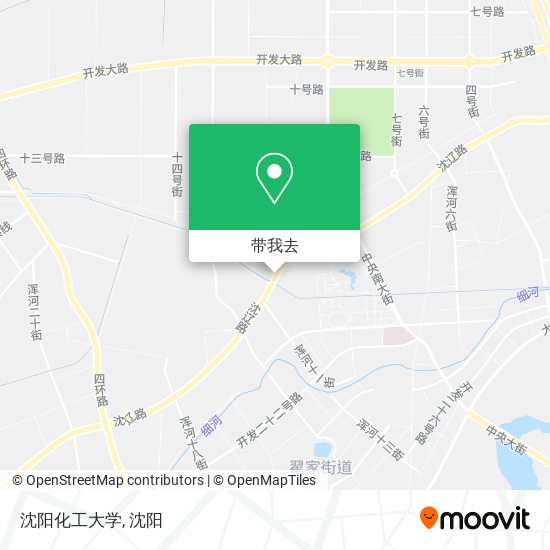 沈阳化工大学地图