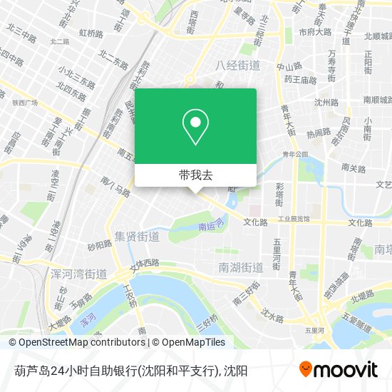 葫芦岛24小时自助银行(沈阳和平支行)地图