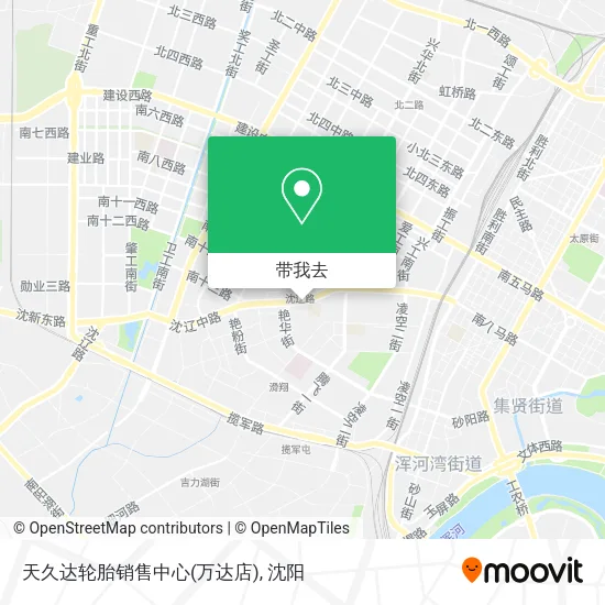 天久达轮胎销售中心(万达店)地图