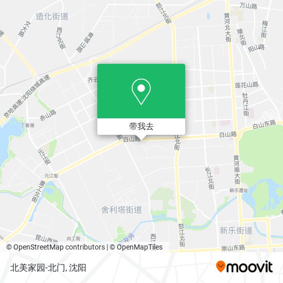 北美家园-北门地图