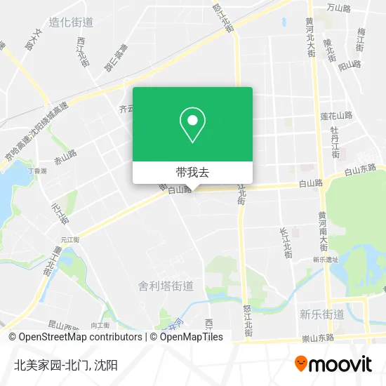 北美家园-北门地图