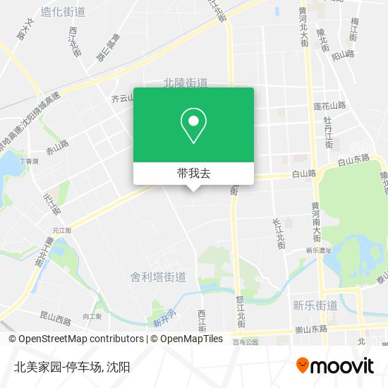 北美家园-停车场地图