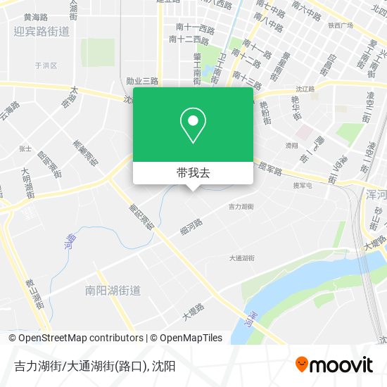 吉力湖街/大通湖街(路口)地图