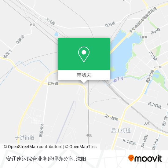 安辽速运综合业务经理办公室地图