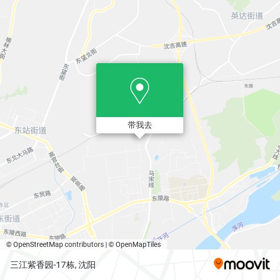 三江紫香园-17栋地图