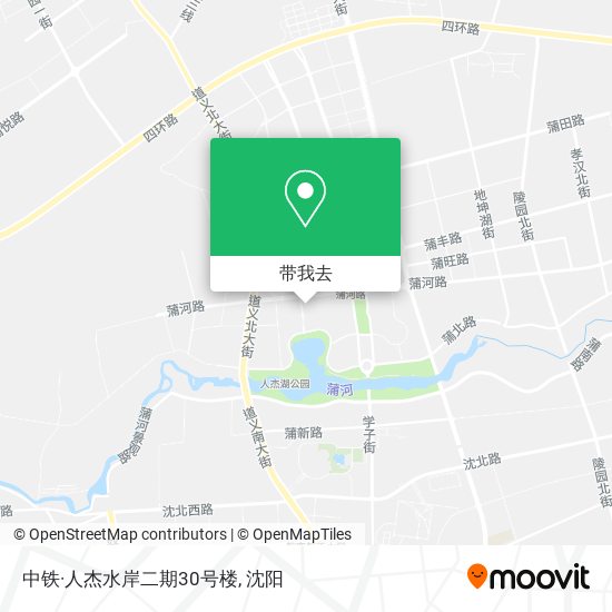 中铁·人杰水岸二期30号楼地图