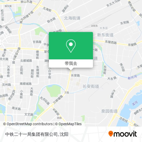 中铁二十一局集团有限公司地图